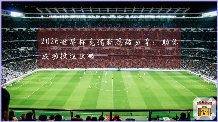 2026世界杯竞猜新思路分享，助你成功投注攻略