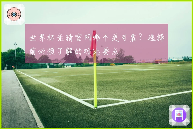 世界杯竞猜官网哪个更可靠？选择前必须了解的对比要点