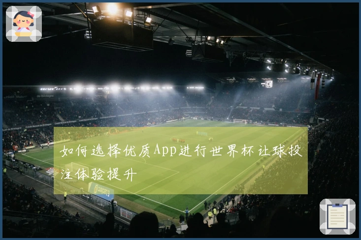如何选择优质App进行世界杯让球投注体验提升