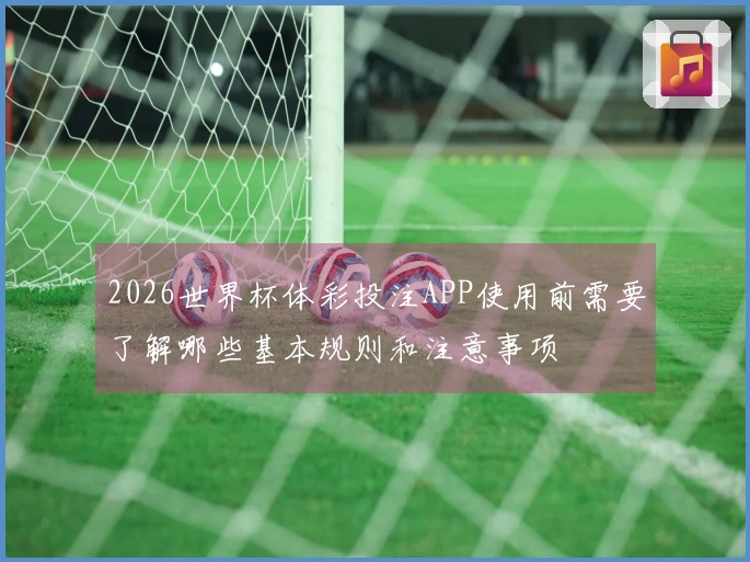 2026世界杯体彩投注APP使用前需要了解哪些基本规则和注意事项